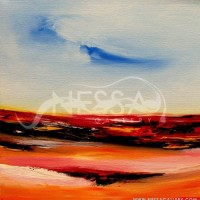 abstract landscaping - Sunset series II